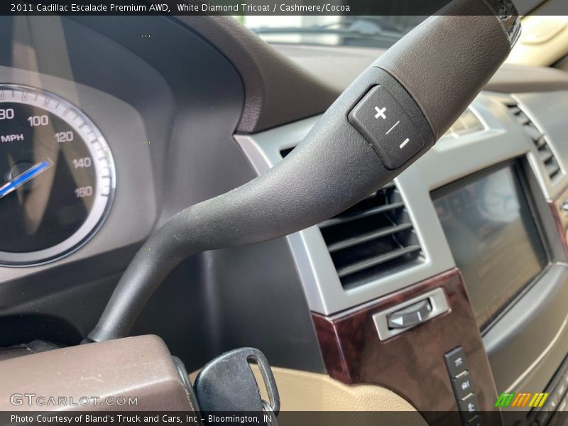 White Diamond Tricoat / Cashmere/Cocoa 2011 Cadillac Escalade Premium AWD