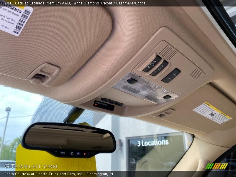 White Diamond Tricoat / Cashmere/Cocoa 2011 Cadillac Escalade Premium AWD