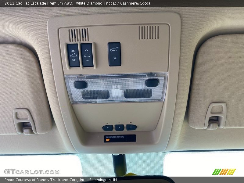 White Diamond Tricoat / Cashmere/Cocoa 2011 Cadillac Escalade Premium AWD