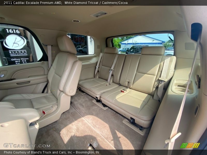 White Diamond Tricoat / Cashmere/Cocoa 2011 Cadillac Escalade Premium AWD