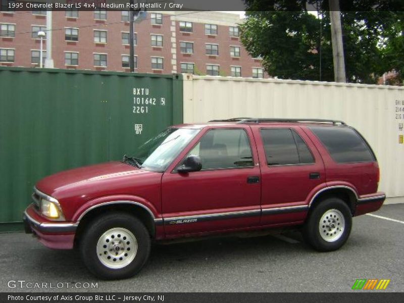 Medium Red Metallic / Gray 1995 Chevrolet Blazer LS 4x4