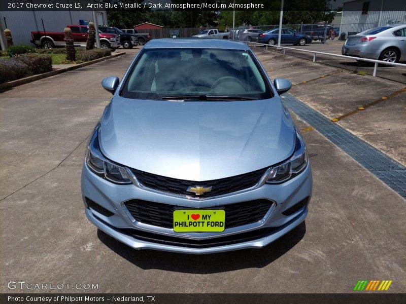 Arctic Blue Metallic / Dark Atmosphere/Medium Atmosphere 2017 Chevrolet Cruze LS