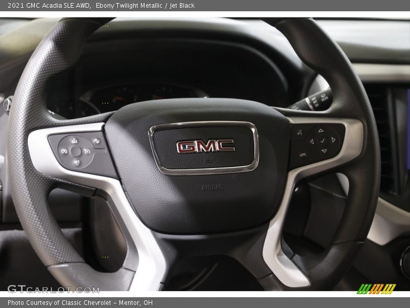 Ebony Twilight Metallic / Jet Black 2021 GMC Acadia SLE AWD