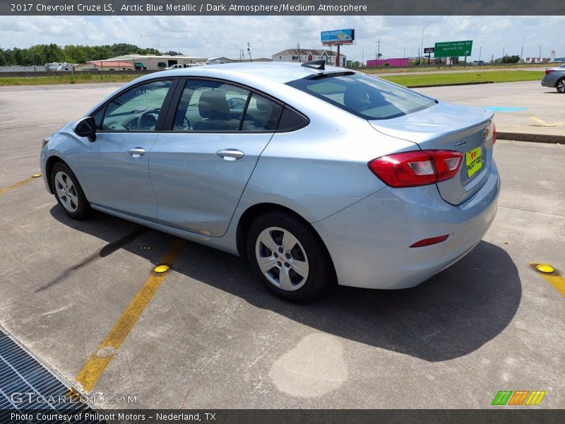 Arctic Blue Metallic / Dark Atmosphere/Medium Atmosphere 2017 Chevrolet Cruze LS