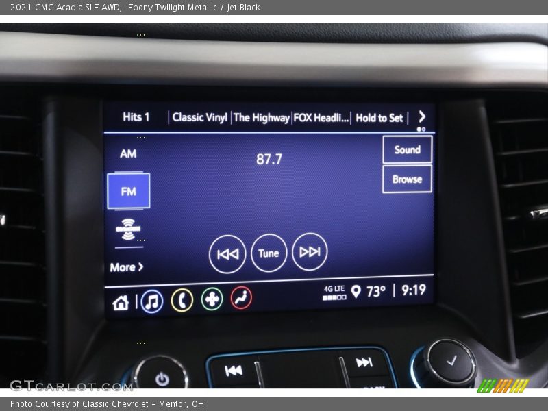 Ebony Twilight Metallic / Jet Black 2021 GMC Acadia SLE AWD