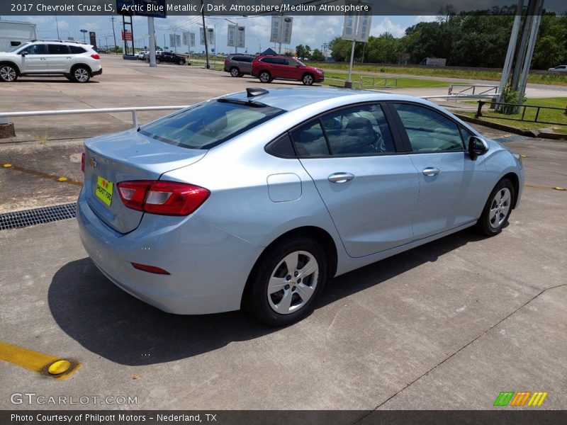 Arctic Blue Metallic / Dark Atmosphere/Medium Atmosphere 2017 Chevrolet Cruze LS