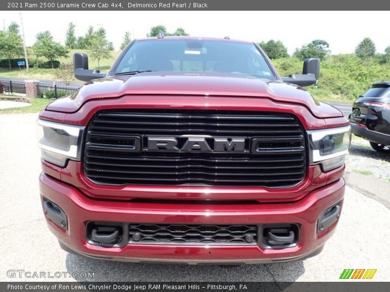 Delmonico Red Pearl / Black 2021 Ram 2500 Laramie Crew Cab 4x4