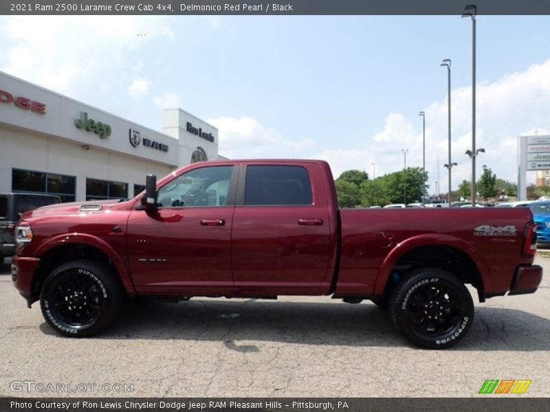 Delmonico Red Pearl / Black 2021 Ram 2500 Laramie Crew Cab 4x4