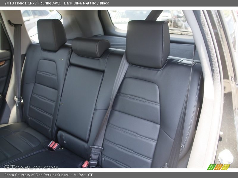 Dark Olive Metallic / Black 2018 Honda CR-V Touring AWD