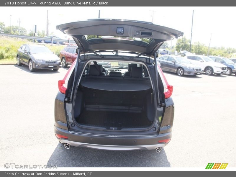Dark Olive Metallic / Black 2018 Honda CR-V Touring AWD