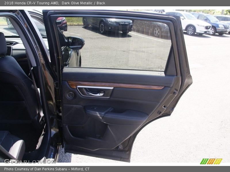 Dark Olive Metallic / Black 2018 Honda CR-V Touring AWD