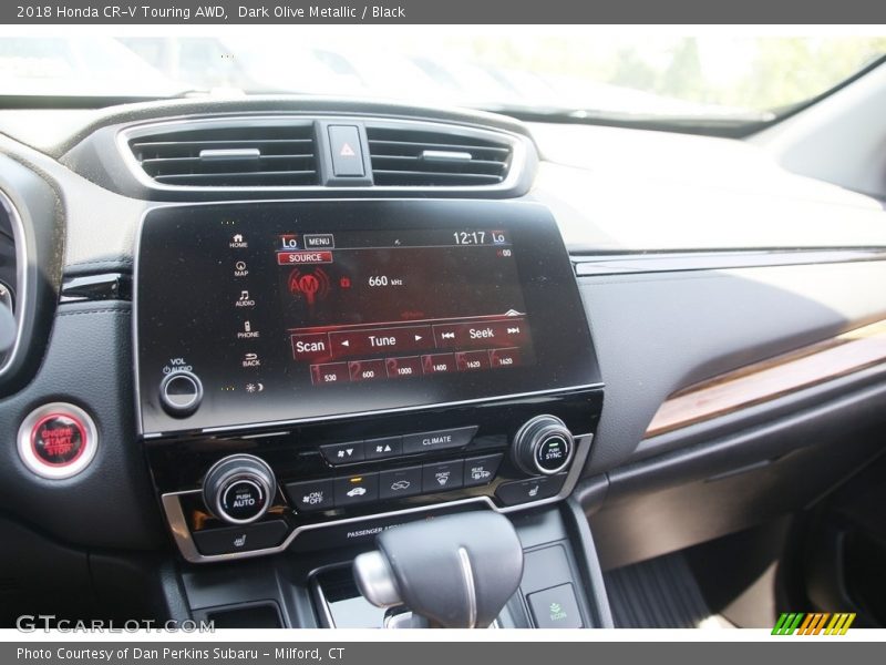 Dark Olive Metallic / Black 2018 Honda CR-V Touring AWD