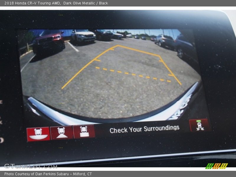 Dark Olive Metallic / Black 2018 Honda CR-V Touring AWD