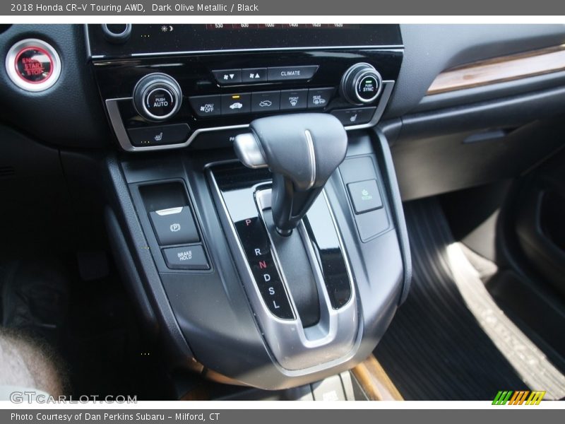 Dark Olive Metallic / Black 2018 Honda CR-V Touring AWD