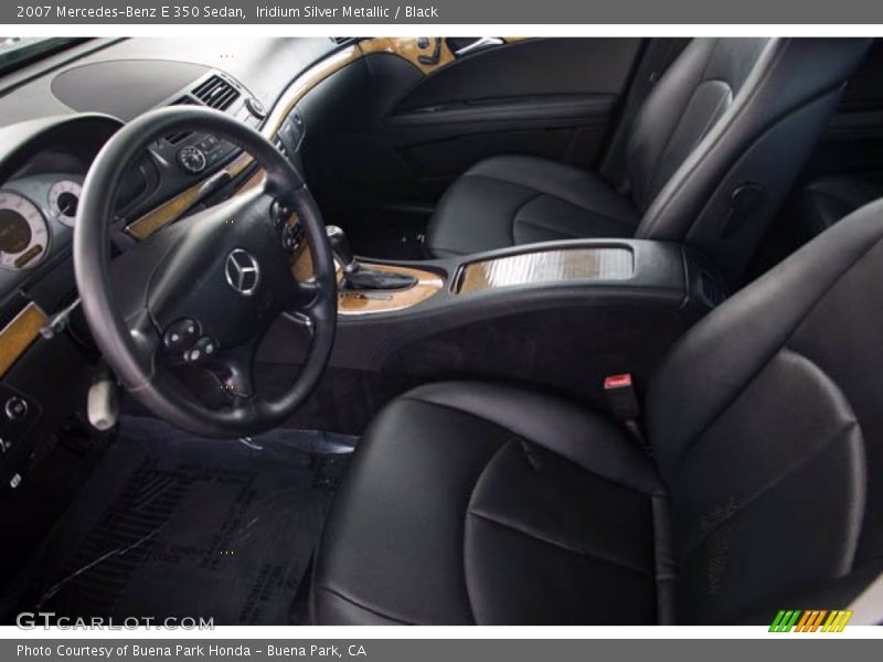 Iridium Silver Metallic / Black 2007 Mercedes-Benz E 350 Sedan