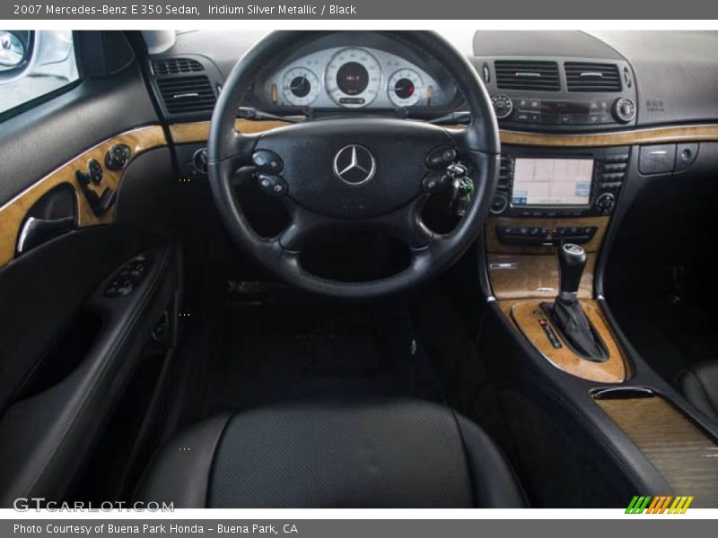 Iridium Silver Metallic / Black 2007 Mercedes-Benz E 350 Sedan