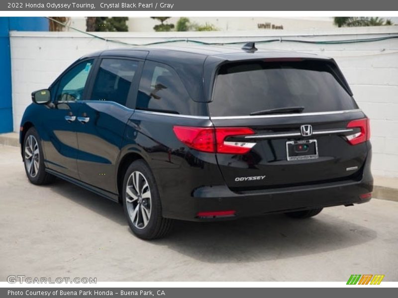 Crystal Black Pearl / Gray 2022 Honda Odyssey Touring