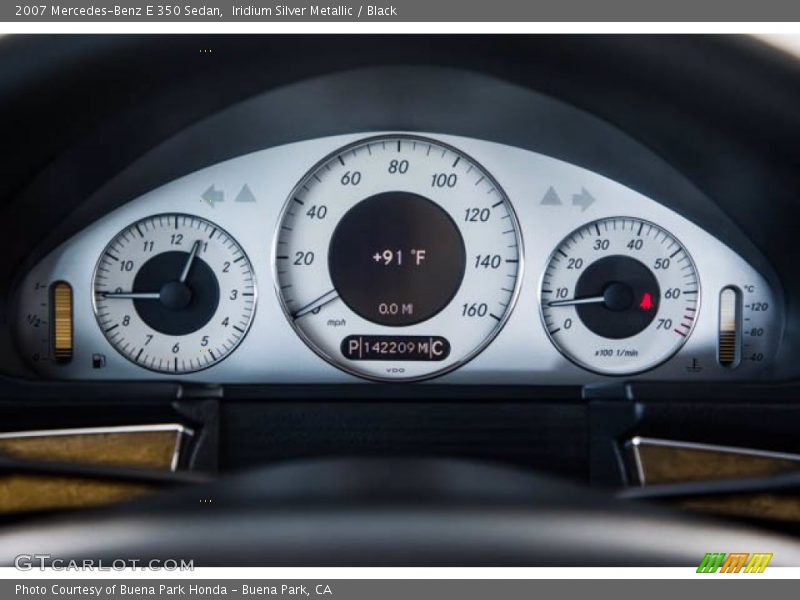 Iridium Silver Metallic / Black 2007 Mercedes-Benz E 350 Sedan