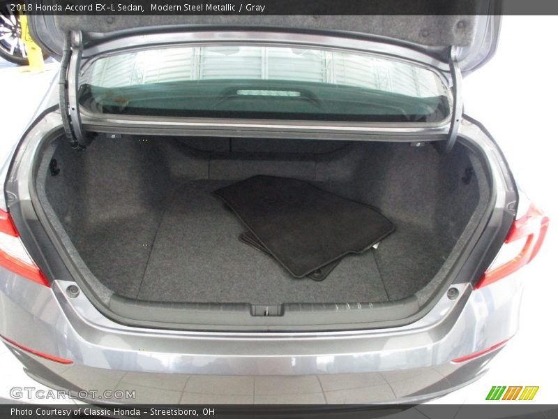 Modern Steel Metallic / Gray 2018 Honda Accord EX-L Sedan