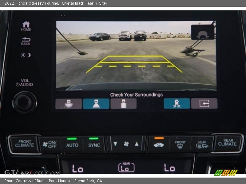Crystal Black Pearl / Gray 2022 Honda Odyssey Touring