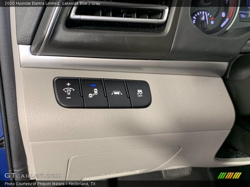 Lakeside Blue / Gray 2020 Hyundai Elantra Limited