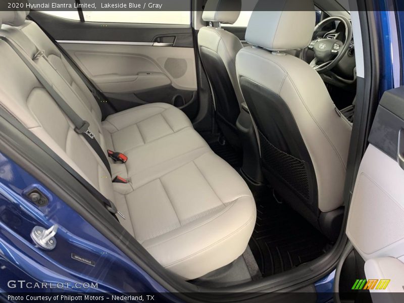 Lakeside Blue / Gray 2020 Hyundai Elantra Limited