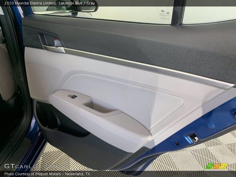 Lakeside Blue / Gray 2020 Hyundai Elantra Limited