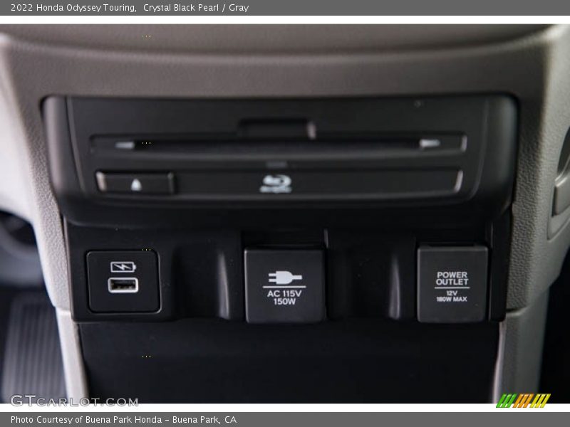 Crystal Black Pearl / Gray 2022 Honda Odyssey Touring