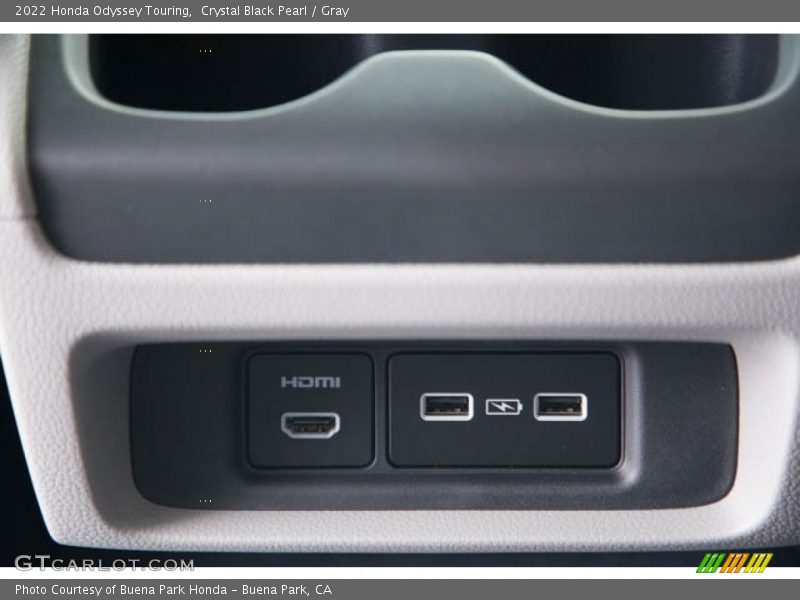 Crystal Black Pearl / Gray 2022 Honda Odyssey Touring