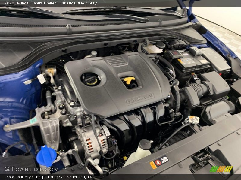 Lakeside Blue / Gray 2020 Hyundai Elantra Limited