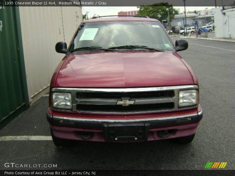 Medium Red Metallic / Gray 1995 Chevrolet Blazer LS 4x4