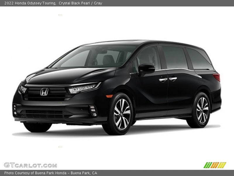 Crystal Black Pearl / Gray 2022 Honda Odyssey Touring
