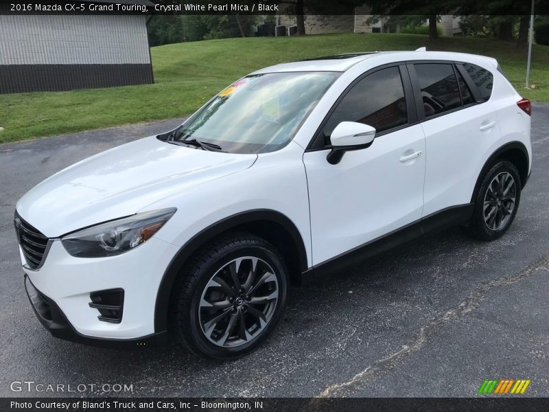 Crystal White Pearl Mica / Black 2016 Mazda CX-5 Grand Touring