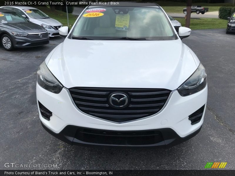 Crystal White Pearl Mica / Black 2016 Mazda CX-5 Grand Touring