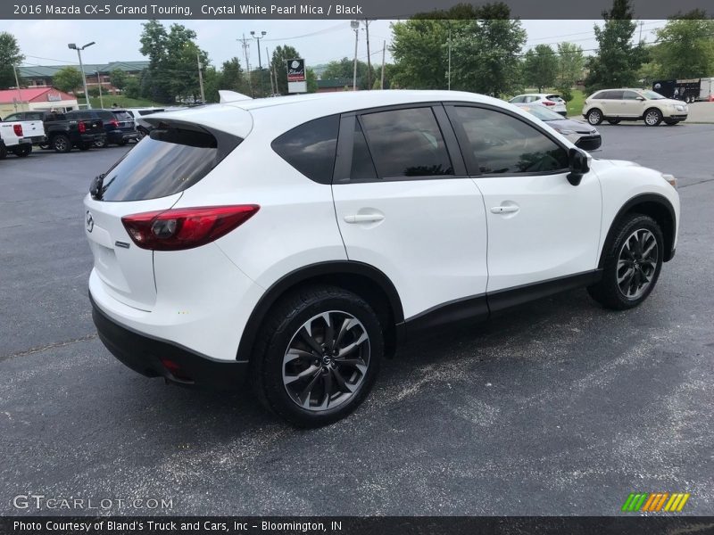 Crystal White Pearl Mica / Black 2016 Mazda CX-5 Grand Touring