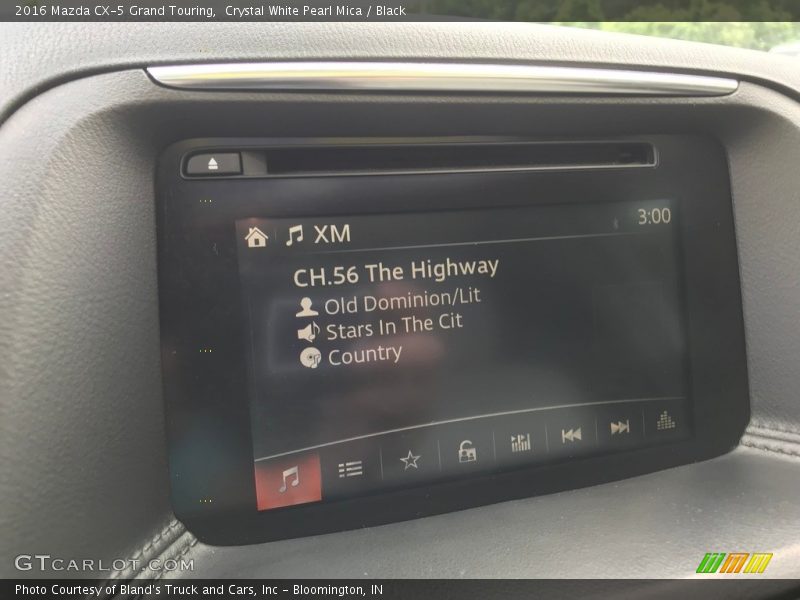 Crystal White Pearl Mica / Black 2016 Mazda CX-5 Grand Touring