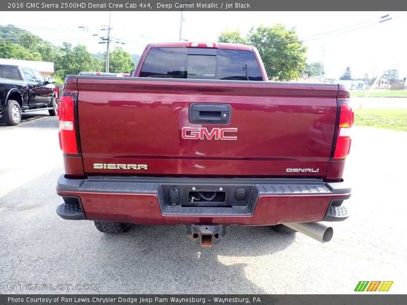  2016 Sierra 2500HD Denali Crew Cab 4x4 Deep Garnet Metallic
