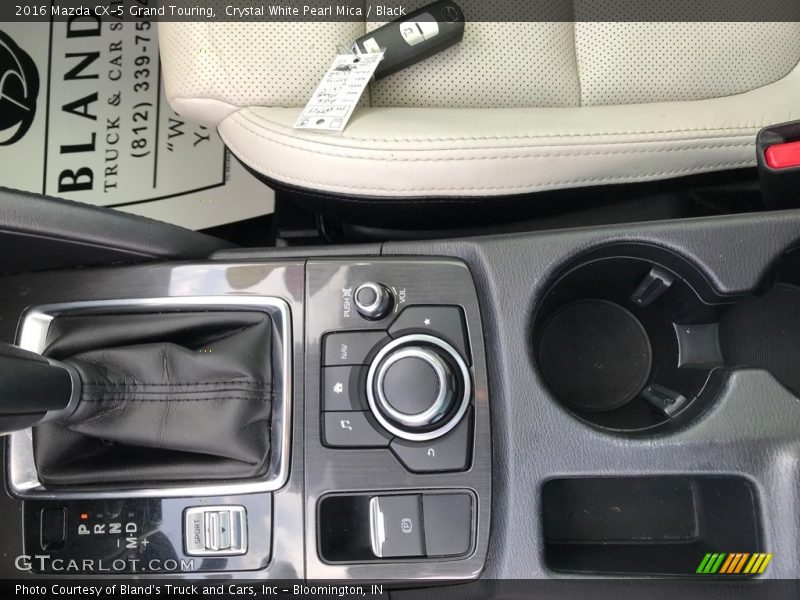 Crystal White Pearl Mica / Black 2016 Mazda CX-5 Grand Touring