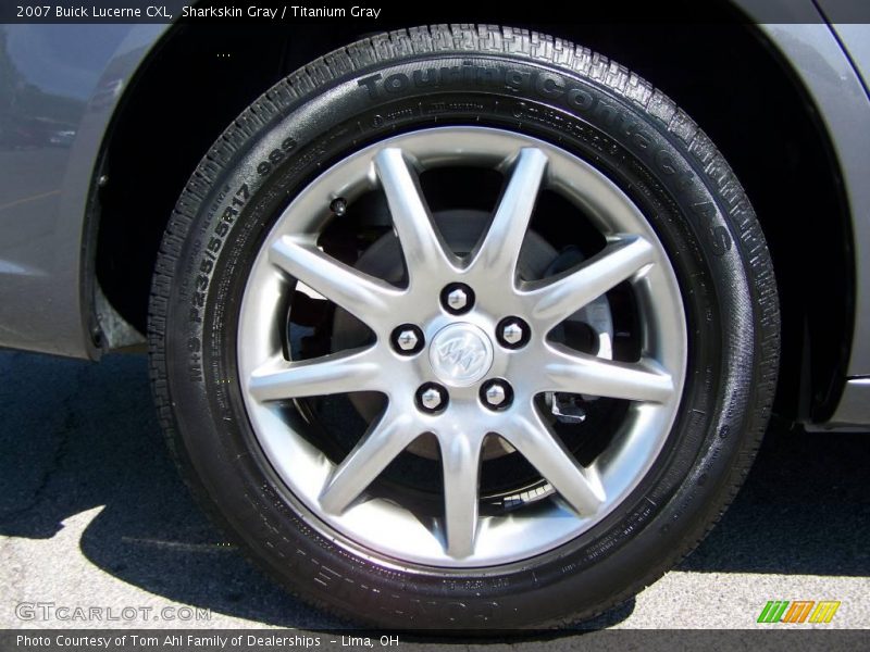 Sharkskin Gray / Titanium Gray 2007 Buick Lucerne CXL