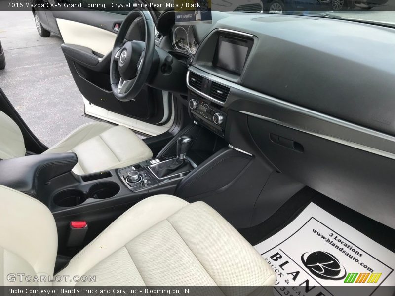 Crystal White Pearl Mica / Black 2016 Mazda CX-5 Grand Touring