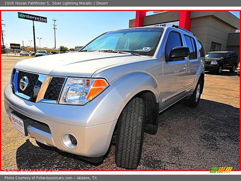 Silver Lightning Metallic / Desert 2006 Nissan Pathfinder S