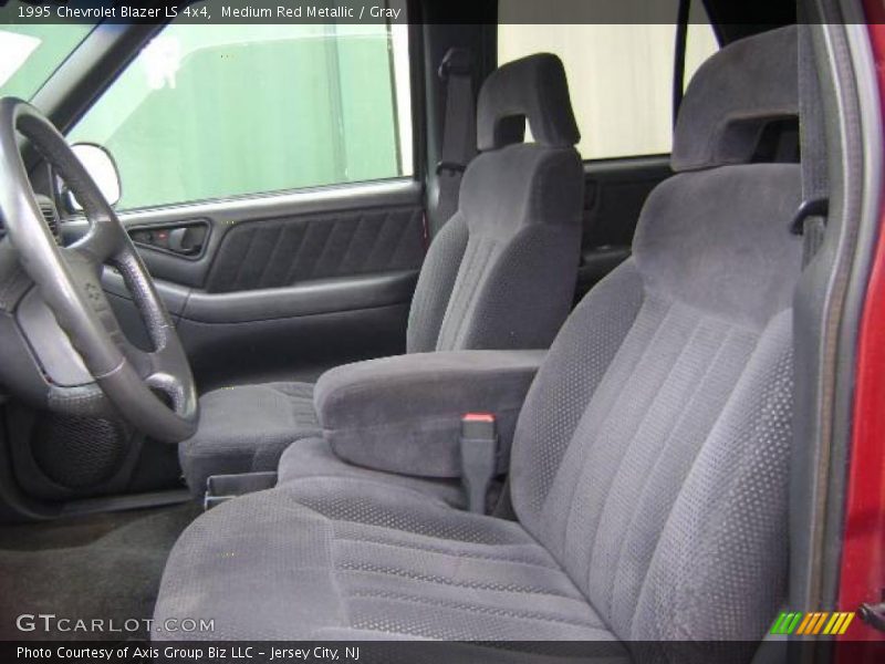 Medium Red Metallic / Gray 1995 Chevrolet Blazer LS 4x4
