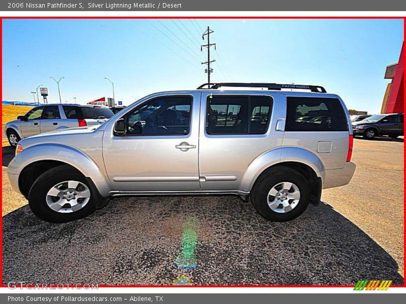 Silver Lightning Metallic / Desert 2006 Nissan Pathfinder S