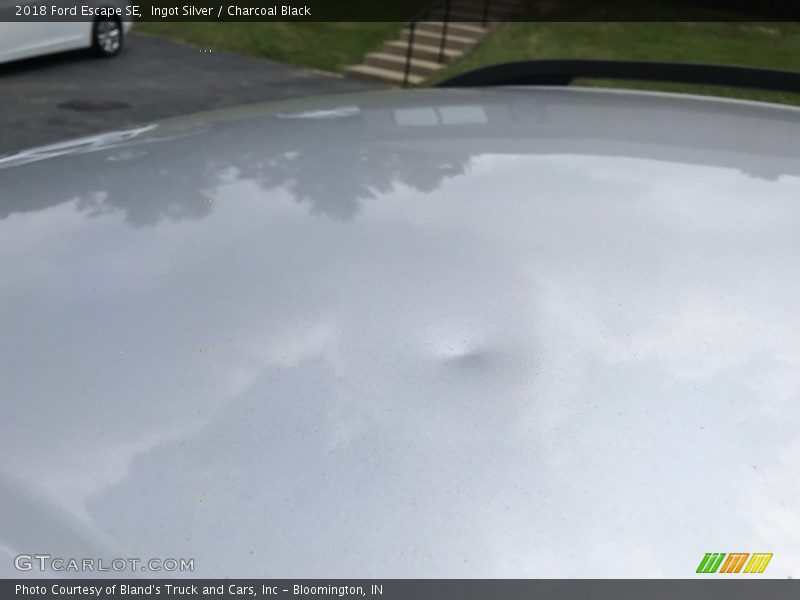 Ingot Silver / Charcoal Black 2018 Ford Escape SE