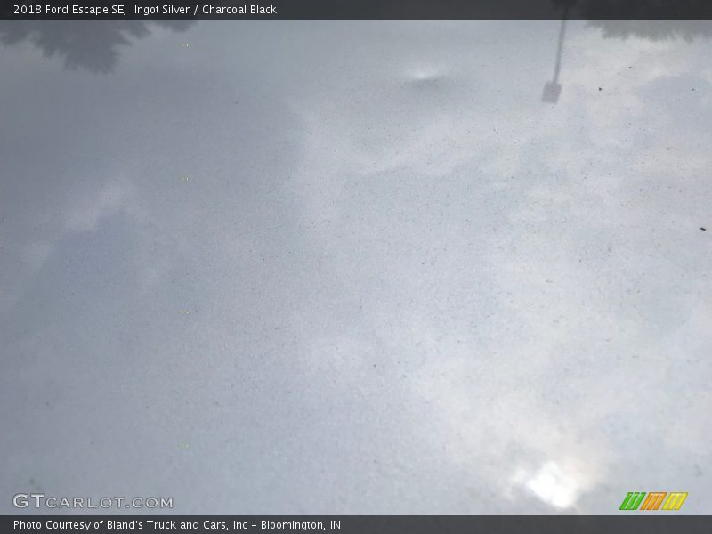 Ingot Silver / Charcoal Black 2018 Ford Escape SE
