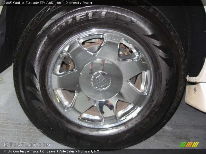 White Diamond / Pewter 2005 Cadillac Escalade ESV AWD