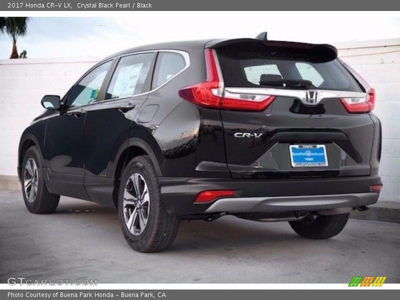 Crystal Black Pearl / Black 2017 Honda CR-V LX