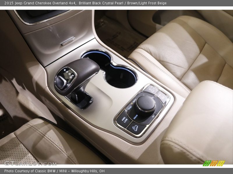 Brilliant Black Crystal Pearl / Brown/Light Frost Beige 2015 Jeep Grand Cherokee Overland 4x4