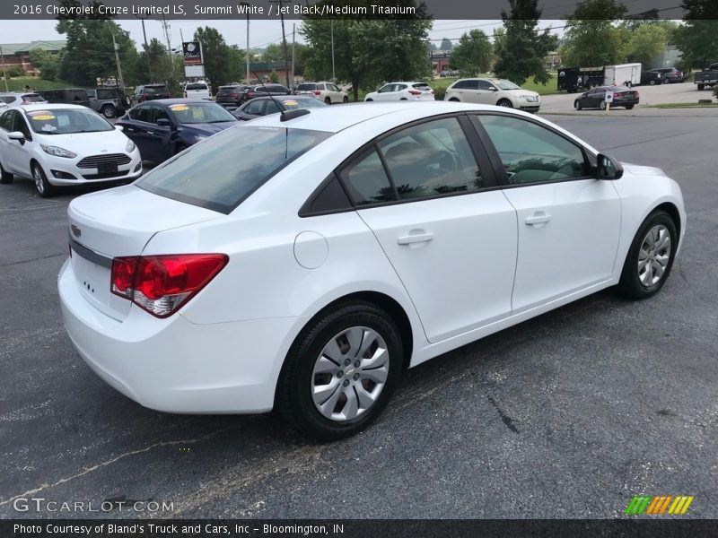 Summit White / Jet Black/Medium Titanium 2016 Chevrolet Cruze Limited LS