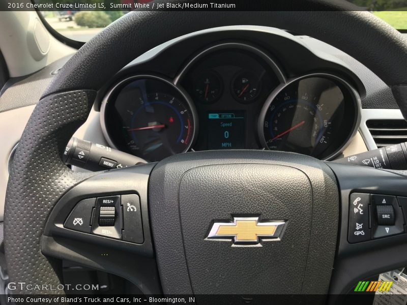 Summit White / Jet Black/Medium Titanium 2016 Chevrolet Cruze Limited LS